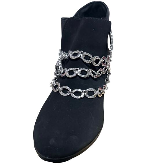 Boot Jewelry Silver tone chain 3 layers 4 front, side or rear w/ w2”extender NWT - Picture 5 of 7